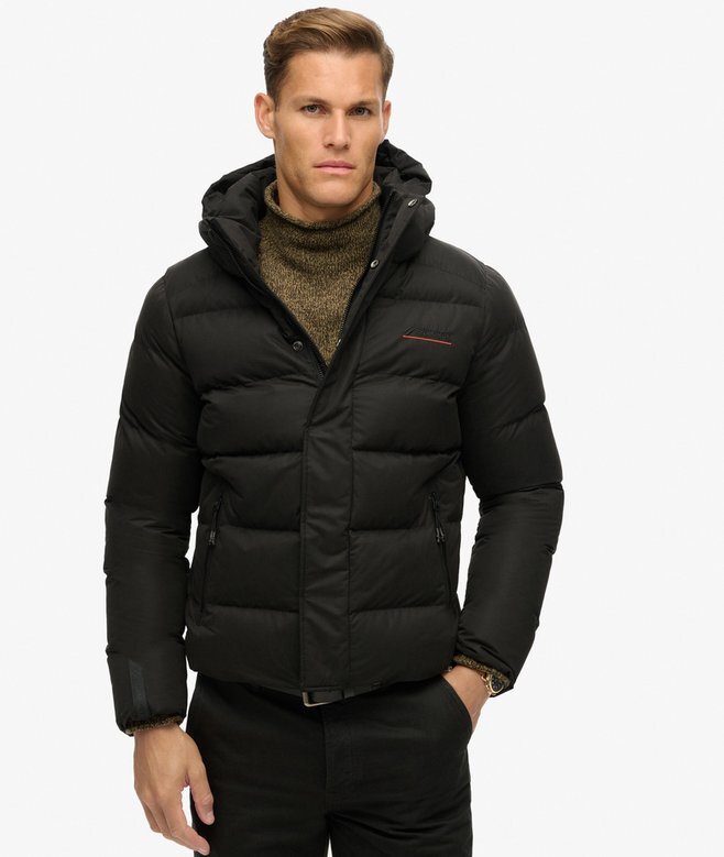 Hooded Microfibre Sport Puffer Jacket Hooded Microfibre Sport Puffer Jacket