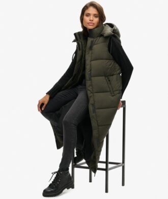 Hooded Ripstop Longline Γιλέκο
