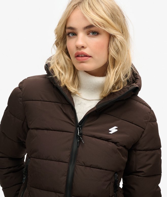 Hooded Spirit Sports Puffer Jacket Hooded Spirit Sports Puffer Jacket