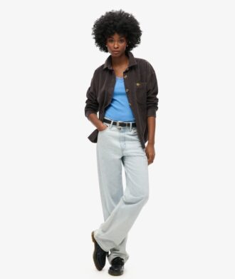 Καμιζόλα Vintage με Organic Cotton και δαντελένια τελειώματα