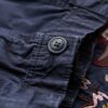 Καρό παντελόνι Κάργκο χαμηλής μέσης με κεντήματα