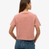 Κεντημένο T-shirt με λογότυπο Core, φαρδύ και χαλαρό Κεντημένο T-shirt με λογότυπο Core, φαρδύ και χαλαρό