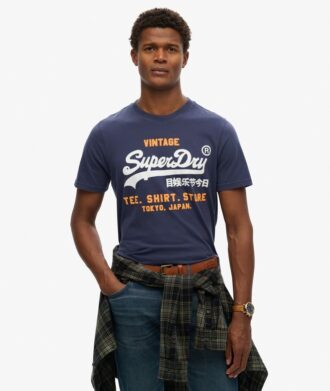 Κλασικό T-shirt με Vintage λογότυπο