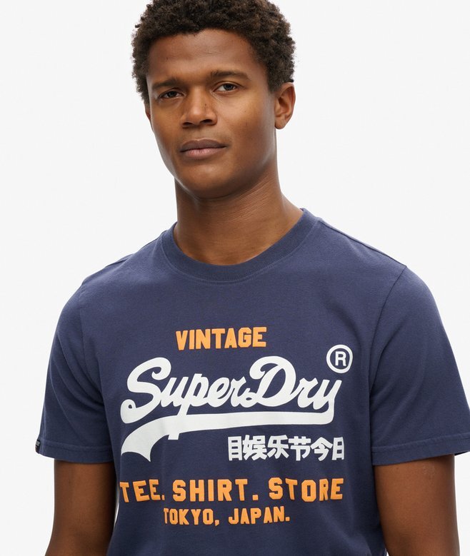 Κλασικό T-shirt με Vintage λογότυπο Κλασικό T-shirt με Vintage λογότυπο
