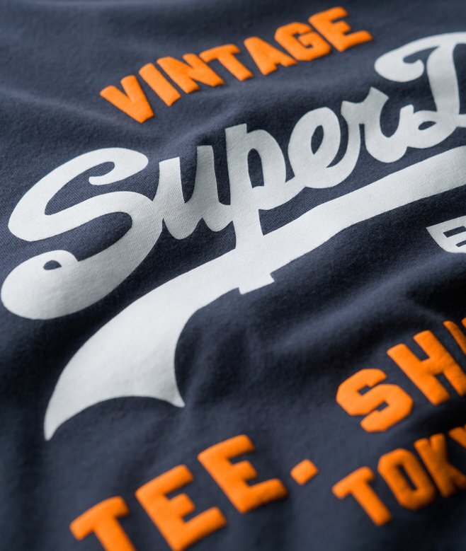 Κλασικό T-shirt με Vintage λογότυπο Κλασικό T-shirt με Vintage λογότυπο