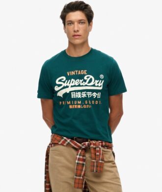 Κλασικό Vintage T-shirt με λογότυπο