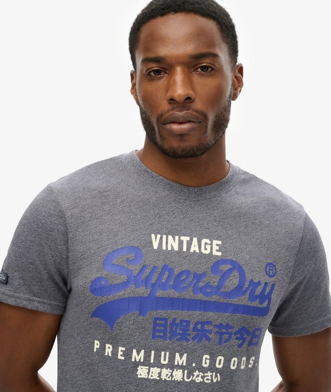 Κλασικό Vintage T-shirt με λογότυπο Κλασικό Vintage T-shirt με λογότυπο