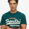 Κλασικό Vintage T-shirt με λογότυπο Κλασικό Vintage T-shirt με λογότυπο