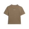 Κοντό T-shirt από Organic Cotton με κεντήματα Κοντό T-shirt από Organic Cotton με κεντήματα