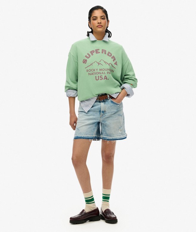 Lo-Fi Outdoor Mono Loose Crew Φούτερ Lo-Fi Outdoor Mono Loose Crew Φούτερ