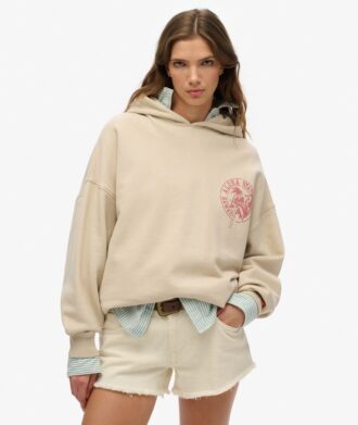 Lo-Fi Outdoor Oversized Φούτερ με κουκούλα