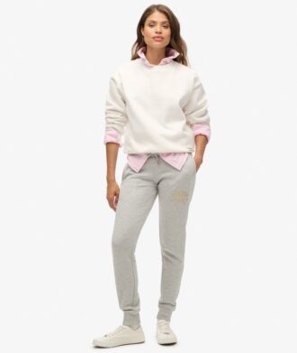 Luxe Metallic Logo Slim Φόρμες