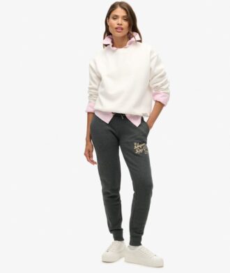 Luxe Metallic Logo Slim Φόρμες