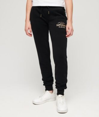 Luxe Metallic Logo Slim Φόρμες