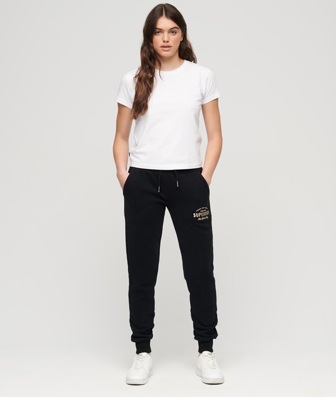 Luxe Metallic Logo Slim Φόρμες Luxe Metallic Logo Slim Φόρμες