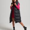 Μακρύ γιλέκο Hooded με επένδυση Μακρύ γιλέκο Hooded με επένδυση