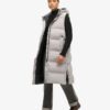 Μακρύ γιλέκο Hooded με επένδυση Μακρύ γιλέκο Hooded με επένδυση