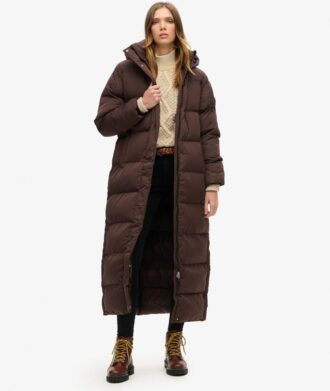 Μακρύ Hooded Puffer παλτό