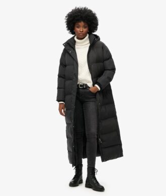 Μακρύ Hooded Puffer παλτό