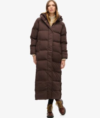 Μακρύ Hooded Puffer παλτό