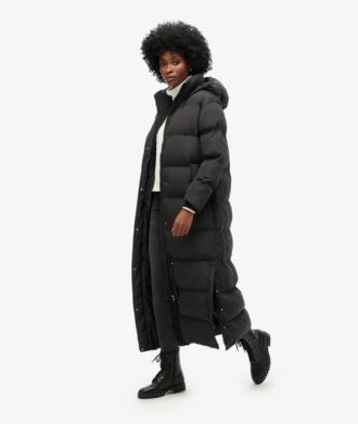 Μακρύ Hooded Puffer παλτό