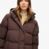 Μακρύ Hooded Puffer παλτό