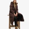 Μακρύ Hooded Puffer παλτό