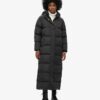 Μακρύ Hooded Puffer παλτό