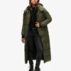 Μακρύ Puffer παλτό με επένδυση Ripstop Μακρύ Puffer παλτό με επένδυση Ripstop