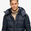 Μακρύ Puffer παλτό με επένδυση Ripstop Μακρύ Puffer παλτό με επένδυση Ripstop