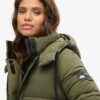 Μακρύ Puffer παλτό με επένδυση Ripstop Μακρύ Puffer παλτό με επένδυση Ripstop