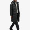 Μακρύ Puffer παλτό με επένδυση Ripstop Μακρύ Puffer παλτό με επένδυση Ripstop