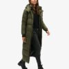 Μακρύ Puffer παλτό με επένδυση Ripstop Μακρύ Puffer παλτό με επένδυση Ripstop