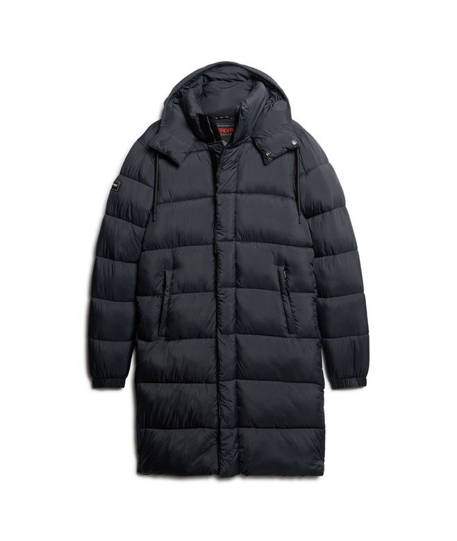 Μακρύ Puffer παλτό με επένδυση Ripstop Μακρύ Puffer παλτό με επένδυση Ripstop