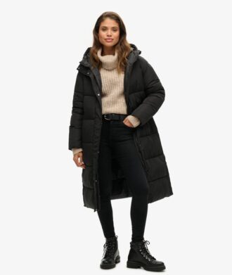 Μακρύ Puffer παλτό με γέμιση