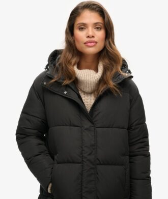 Μακρύ Puffer παλτό με γέμιση