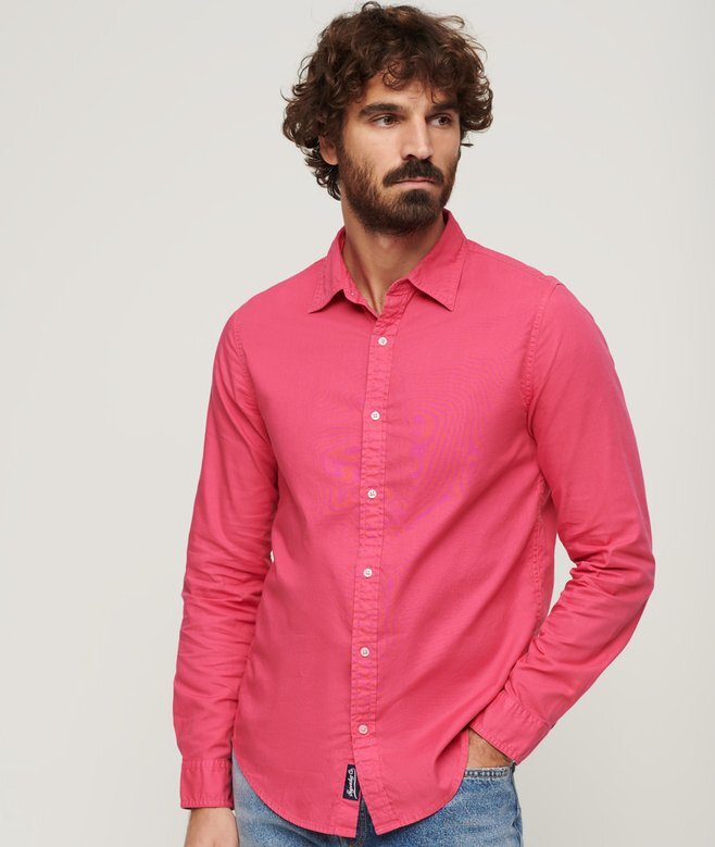 Μακρυμάνικο πουκάμισο από βαμμένο Organic Cotton Μακρυμάνικο πουκάμισο από βαμμένο Organic Cotton