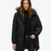 Μεσαίου μήκους Puffer παλτό με κουκούλα Hooded Fuji Μεσαίου μήκους Puffer παλτό με κουκούλα Hooded Fuji