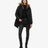 Μεσαίου μήκους Puffer παλτό με κουκούλα Hooded Fuji Μεσαίου μήκους Puffer παλτό με κουκούλα Hooded Fuji