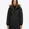 Μεσαίου μήκους Puffer παλτό με κουκούλα Hooded Fuji Μεσαίου μήκους Puffer παλτό με κουκούλα Hooded Fuji
