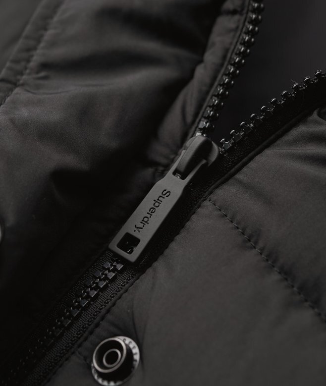 Μεσαίου μήκους Puffer παλτό με κουκούλα Hooded Fuji Μεσαίου μήκους Puffer παλτό με κουκούλα Hooded Fuji