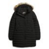 Μεσαίου μήκους Puffer παλτό με κουκούλα Hooded Fuji Μεσαίου μήκους Puffer παλτό με κουκούλα Hooded Fuji