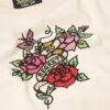 Μικρό εφαρμοστό T-shirt με τατουάζ και στρας
