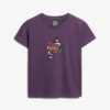 Μικρό εφαρμοστό T-shirt με τατουάζ και στρας