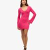 Μίνι φόρεμα bodycon με φαρδιά μανίκια Μίνι φόρεμα bodycon με φαρδιά μανίκια