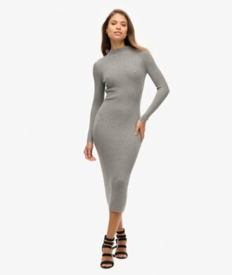 Μίντι φόρεμα bodycon με ανοιχτή πλάτη