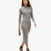 Μίντι φόρεμα bodycon με ανοιχτή πλάτη