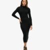 Μίντι φόρεμα bodycon με ανοιχτή πλάτη