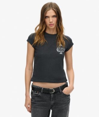 MotöRhead X Superdry T-shirt με κοντό μανίκι και μπάντα