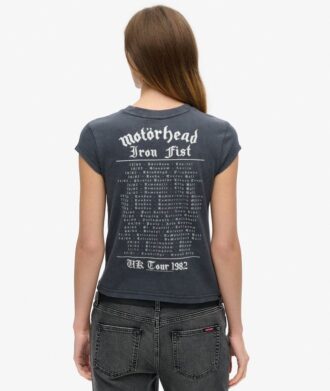 MotöRhead X Superdry T-shirt με κοντό μανίκι και μπάντα
